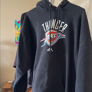 Adidas Black OKC Thunder Hoodie